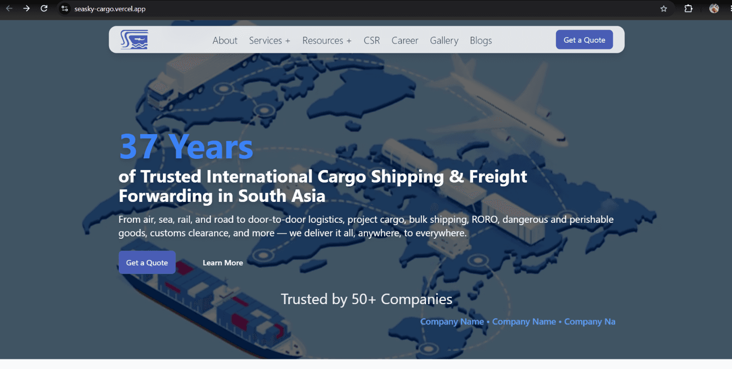 What replicating a logistics website taught me about the boundary between interface and operations